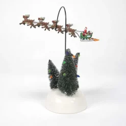 Department 56 Original Snow Village<Animated Flaming Sleigh