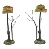 Department 56 Village Halloween Accessories<Creepy Village Street Signs