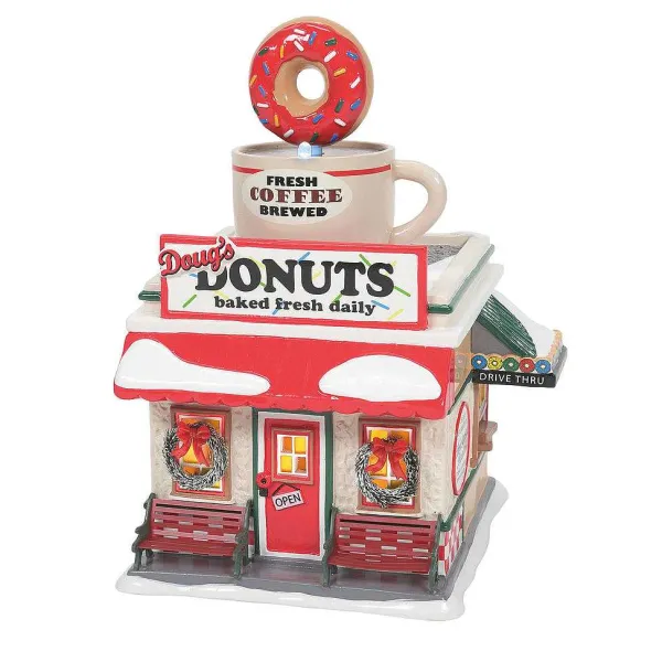 Department 56 Original Snow Village<Doug's Donut Shop