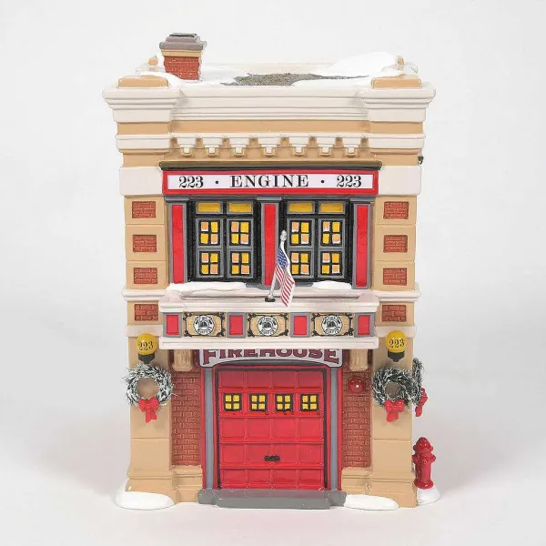 Department 56 Original Snow Village<Engine 223 Fire House