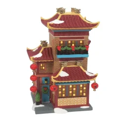 Department 56 Christmas In The City<Fe Lunar Dragon Tea House