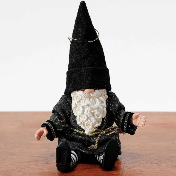 Department 56 Sale<Gnome Black And Gold Orn