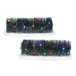Department 56 Village Accessories<Lit Frosted Hedges