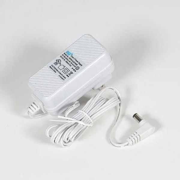 Department 56 Replacement Parts<Replacement Adapter 5V Dc 1000Ma White Female Right Angle Jack