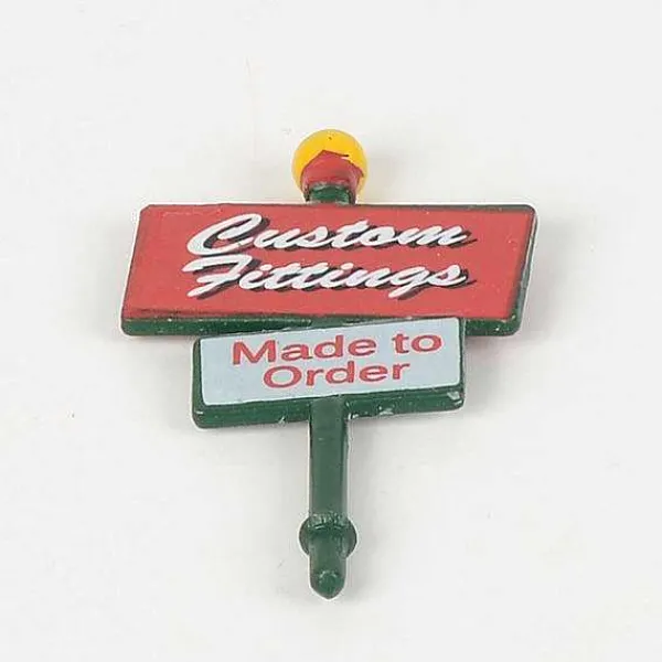 Department 56 Replacement Parts<Santa's Chair Works Custom Fittings Post Sign (To The Right Of Front Door)