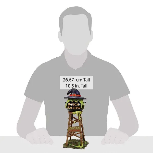 Department 56 Snow Village Halloween<Witch Hollow Watertower