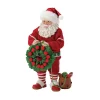 Department 56 New Santas<Wreath In Progress